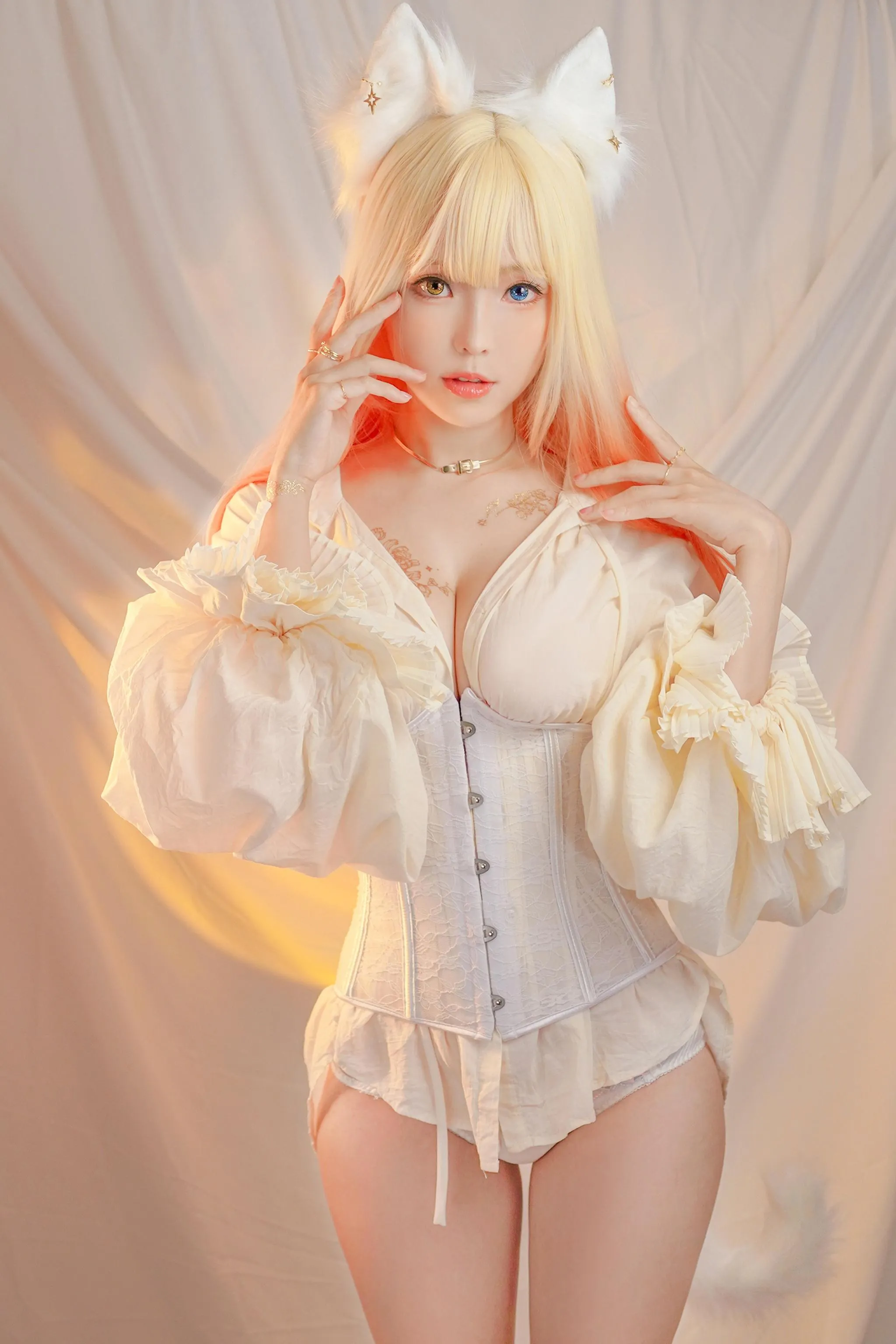 ElyEE子 – NO.77 Original Witch  Cat魔女與貓-Odd-eyed cat __ [41P]插图1